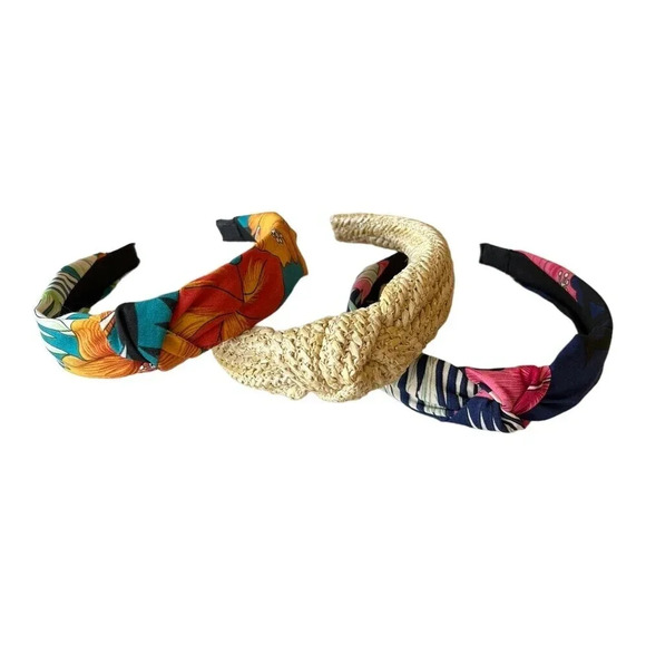Women’s Set of 3 Twist Knot Headbands Hair Accessories - Picture 3 of 3